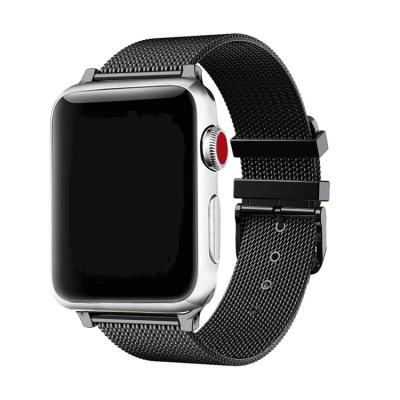 China Stainless Steel Watch Strap for iWatch Band Stainless Steel Mesh Milanese Loop Adjustable Apple Watch Band Replacement for sale