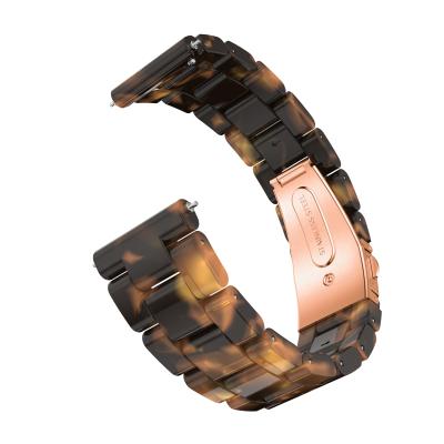 China Ultralight Resin 20mm Resin Three Tensions 22mm Strap For Samsung Galaxy 2 Active Replace for sale