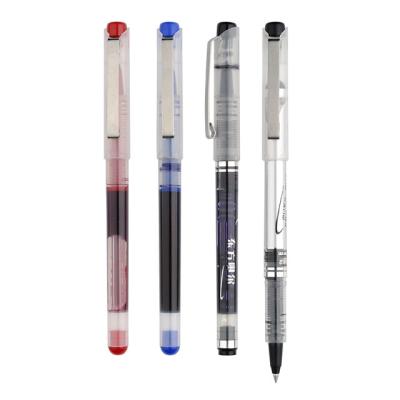 China Promotional Neutral Gel Pen Plastic Water Gel Pen Desktop Stable Ballpoint Pen AE1020 for sale