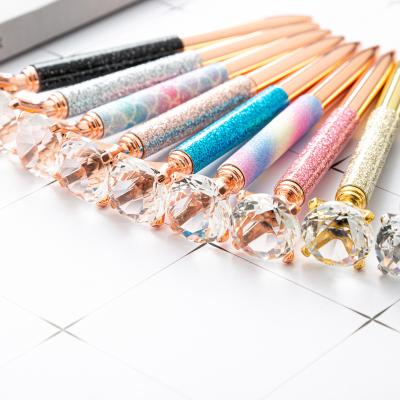 China Pen Diamond Crystal Rose Gold Metal China Manufacturers Ballpen Promotional Ballpoint Pen for sale