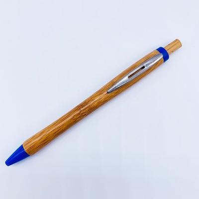 China Promotional Eco Friendly Calligraphy Bamboo Pen High Quality Custom Company Ballpen for sale