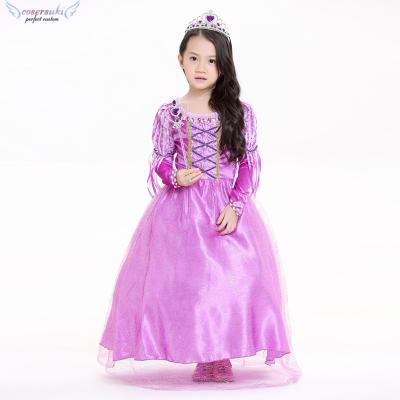 China Fairy tale princess girl dress animation children's Halloween stage costume parent-child dress for children for sale