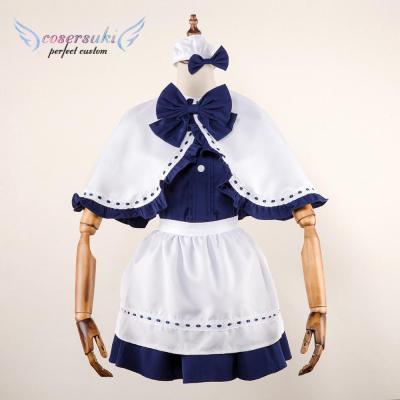 China Cute Women's Maid Maid Cosplay Japanese Costume Dress Anime Small Shawl Halloween Clothing COS Cosplay for sale