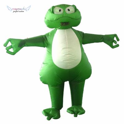 China Inflatable Mascot Costume Halloween Carnival Christmas Party Performance Frog Clothes Cartoon Toys JLL-071519 for sale