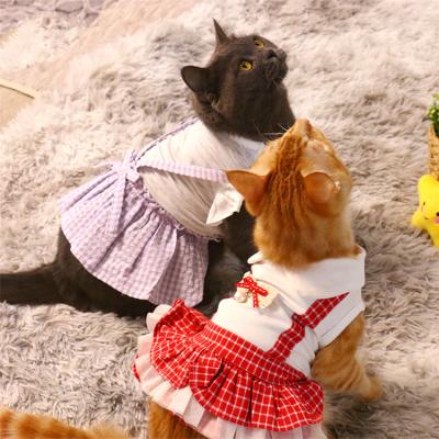 China Pet Supplies Sustainable Clothing Lolita Dress Everyday Clothes Cat Mini Dog Princess Skirt for sale