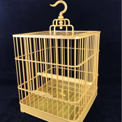 China Meeno New Design Portable Foldable Large Viable Plastic Bird Cage Parrot for sale