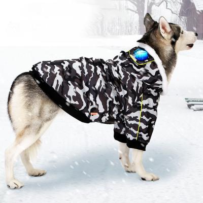 China Sustainable Wholesale Dog Clothes Medium And Large Dogs Labrador Golden Retriever Coats In Winter for sale