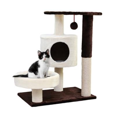 China Viable Furniture Cat Tree Condo Towers by Meeno Detachable Cat Scratching Poles for sale