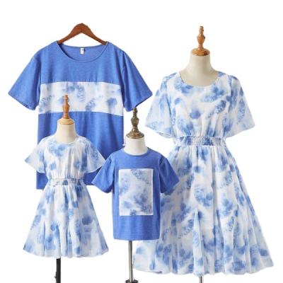 China QUICK DRY Custom Spring Girls For Boys Baby Girls Fashion Matching Designer Cute Mommy And Fall Outfits Stylish Outfits Dress for sale