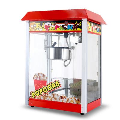 China High Efficiency 8 oz Red Bar Table Top Popcorn Popper Maker Machine for sale