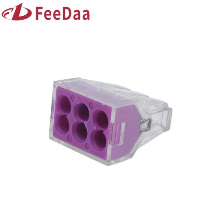 China 773-106 Power Connector 6 Pole 32A Equivalent Replace Compact Wire Connectors High Quality Lowest Price for sale