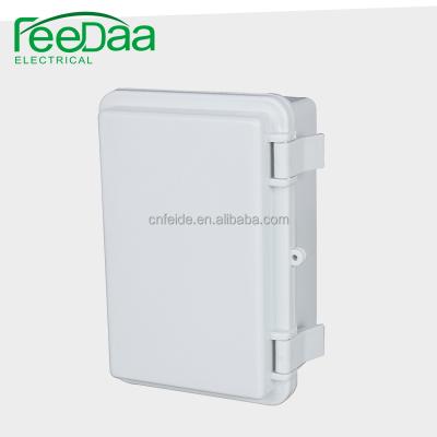 China Waterproof Electrical Junction Box ABS IP65 Indoor Outdoor Plastic For Wiring Hinged Flip Cover With Lock And Key ABS for sale