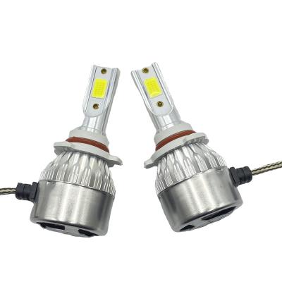 China C6 Headlight Led Lights 9005 HB3 12V36W Car Headlamp Motorcycle Front Lamp Fog Light Bulb for sale