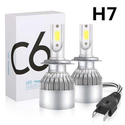 China Headlight Auto Led Bulbs H7 36W C6 6000K Led Headlight Bulb for sale