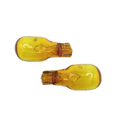 China T15 12V16W Amber Quartz Glass Car Instrument Auto Lamp Tail Light High Quality Natural Lamp Bulb for sale