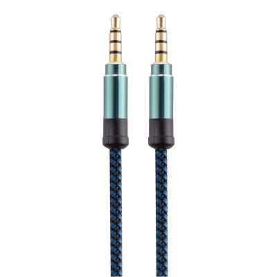 China Mobile Phone Mobile Computer Live Broadcast Car Earphone Auxiliary Cable 3.5mm Male To Male Auxiliary Cable for sale