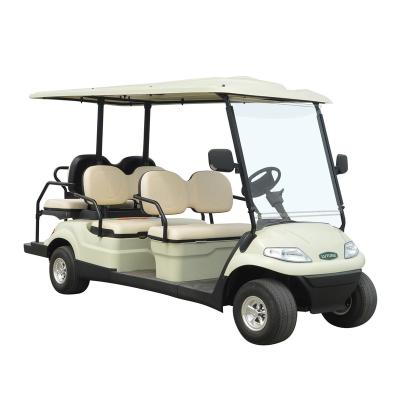 China Multifunctional Aluminum Frame High Quality Little Noise 6 Seaters Golf Trolly with CE Certificate 3560*1228*1880mm for sale