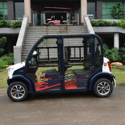 China Four Doors with Half Sticker Battery Passenger Car 2760*1290*1610mm for sale