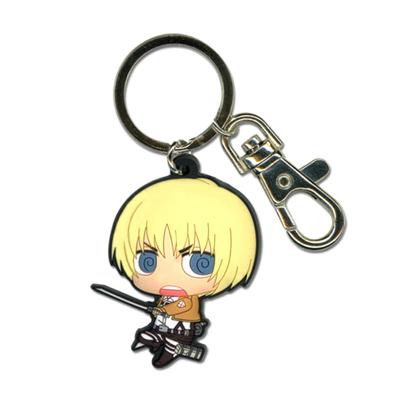 China Japan Games Anime Character Keychain Man Cartoon Mini Japanese Figure Rubber Key Chain High Quality Environmental Friendly PVC Custom Made for sale