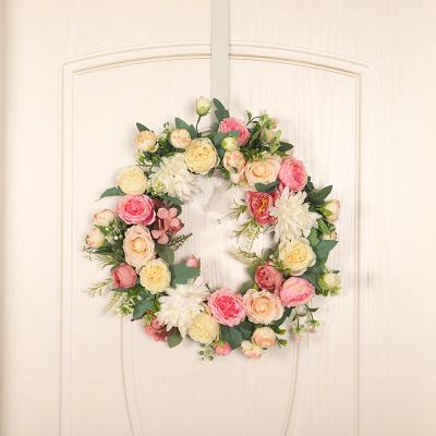 China Wholesale Artificial Peony Tea Bract Garland Door Hanging Cloth Spring And Summer Wedding Festival Decoration Garland Manufacturers for sale