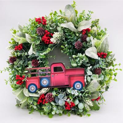 China Wholesale China Supplier Beautiful Christmas Garland Christmas Artificial Wreath for sale