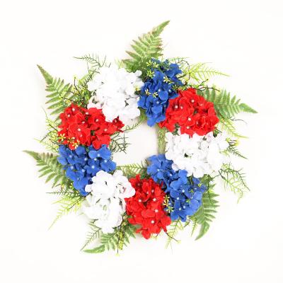 China Wholesale Garden.Hotel.Home.Office Decor Manufacturers Independence Day Garlands Decorated Living Room Front Entrance Red,White And Blue Outdoor Garlands for sale