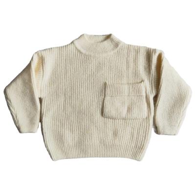 China Wholesale Breathable Baby Beige Coat Clothes Winter Toddler Infant Kids Boutique Kids Autumn Winter Cozy Pocket Sweater for sale