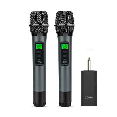 China SHIDU UHF Conference Omnidirectional Wireless Microphone Set with Receiver Portable Visible Frequency Handheld Dynamic Microphone for sale