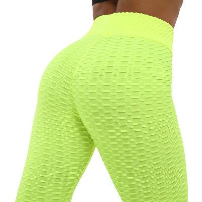 China Breathable fitness and yoga wear custom print women workout yoga pants running butt leggings crack! crack! for sale