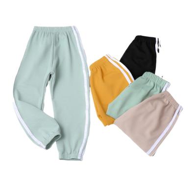 China 2021 summer breathable breathable pants for girls and boys custom made casual sports loose pants for sale