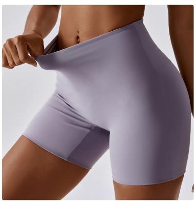 China Breathable Oem Sportswear High Waist Fitness Gym Wear Custom Logo Yoga Biker Shorts For Women for sale