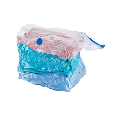 China Sustainable PA+PE Plastic Jumbo Vacuum Storage Cube Bags For Bedding Storage for sale