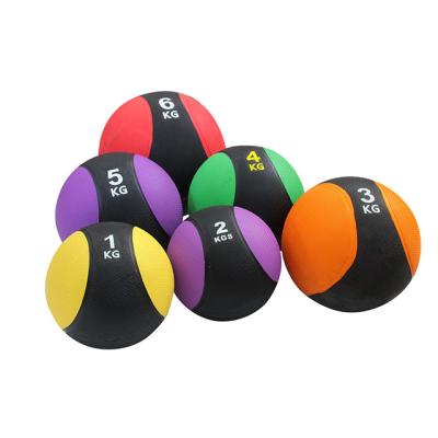 China 1kg 2kg 3kg 4kg 5kg 6kg 7kg 8kg 9kg 10kg Full Body Fitness Exercises Slam Medicine Wall Solid Rubber Balls for sale