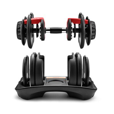 China Durable Rubber Coated Gym Equipment Automatic Sports Fitness Weight Dumbbell For Body Building for sale