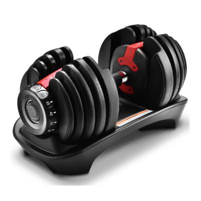 China New Bodybuilding Fitness Design Home Gym Training Equipment Weightlifting 40kg Adjustable Dumbbell Set for sale