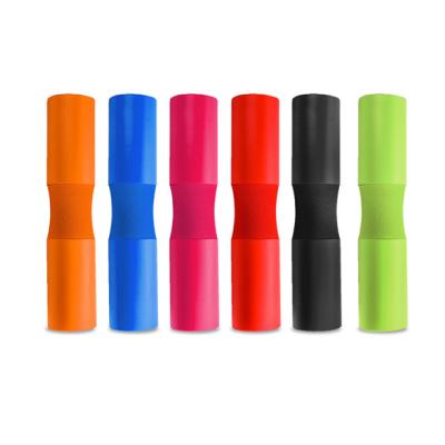 China Comfortable customize colorful exercise barbell bar neck pad shoulderprotective foam cover squat pad with straps for sale