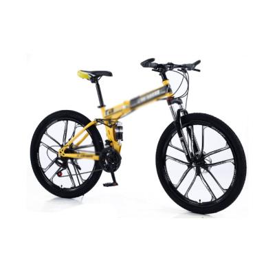 China Durable Factory Supply 26 Inch 21 24 Double 27 30speed Disc Brake Folding Trail Mountain Bikes for sale