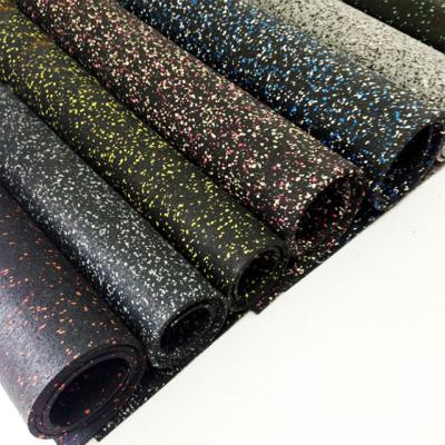 China Environment Friendly High Density Fitness Room Indoor Playground Sports Safety Rubber Flooring Rolls EPDM Gym Flooring Rubber Mat for sale