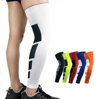 China Factory Wholesale Adjustable Breathable Elastic Basketball Long Sleeve Leg Compression Calf Supports For Unisex for sale