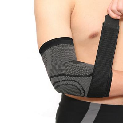 China Hot Selling Adjustable Copper Elastic Adjustable Elbow Brace Compression Support Sleeve Copper Elastic Elbow Brace Compression Support Sleeve for Gym for sale