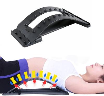 China Size 3 Levels Adjustable Lumbar Back Magic Stretcher for Massager Lower and Upper Back Pain Stretcher for sale