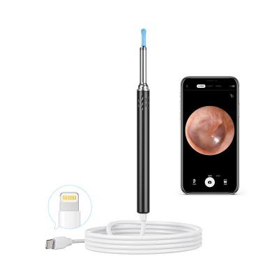 China Viable Factory Wholesales Q5-B 2MP Visual Ear Wax Removal Tool 4.1mm 6 Axis Ear Cleaner With Camera For IOS Android Smartphone for sale