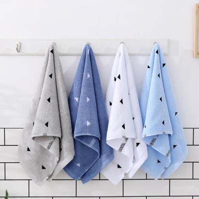 China Hypoallergenic High Quality Cotton Towel Hypoallergenic Cotton Hotel Jacquard Hand Towel Canvas Face Towel Face Towel for sale