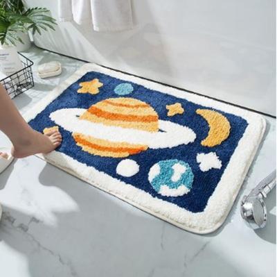 China European Style Non-Slip Rectangular Printing Mat Kitchen Mats Custom Children's Mat for sale