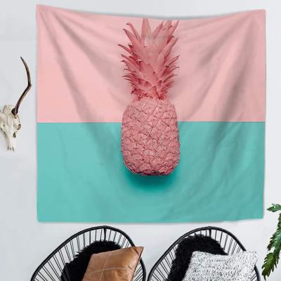 China New Simple Modern Custom Style Cactus Pineapple Widely Used Wall Hanging Tapestry for sale