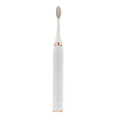 China OEM Battery Powered Portable Slim Custom Electric Toothbrush With Wireless Charger for sale