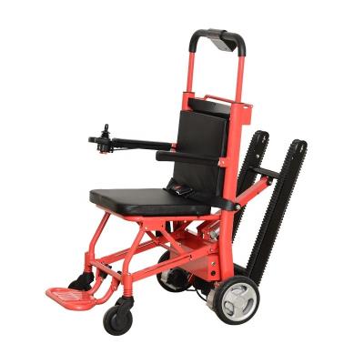 China CE Aluminum Alloy Stretcher Electric Stair Climbing Wheelchair For Elderly Mobility for sale