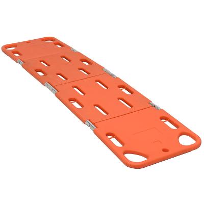 China Plastic Spinal Board Stretcher 4 Fold Adult Long Spine Board Dan Scoop Stretcher for sale