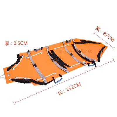 Chine Couchette de sauvetage pliante multifonctionnelle couchette d'ambulance pliante orange à vendre