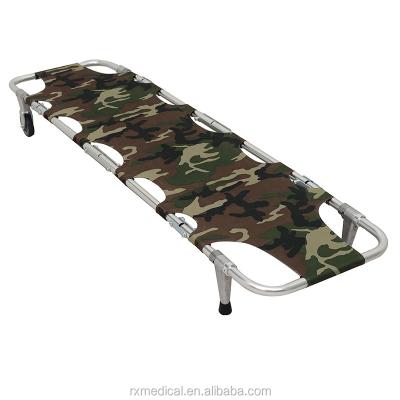 China Camouflage Emergency Folding Stretcher CE Certified Collapsible Stretcher for sale